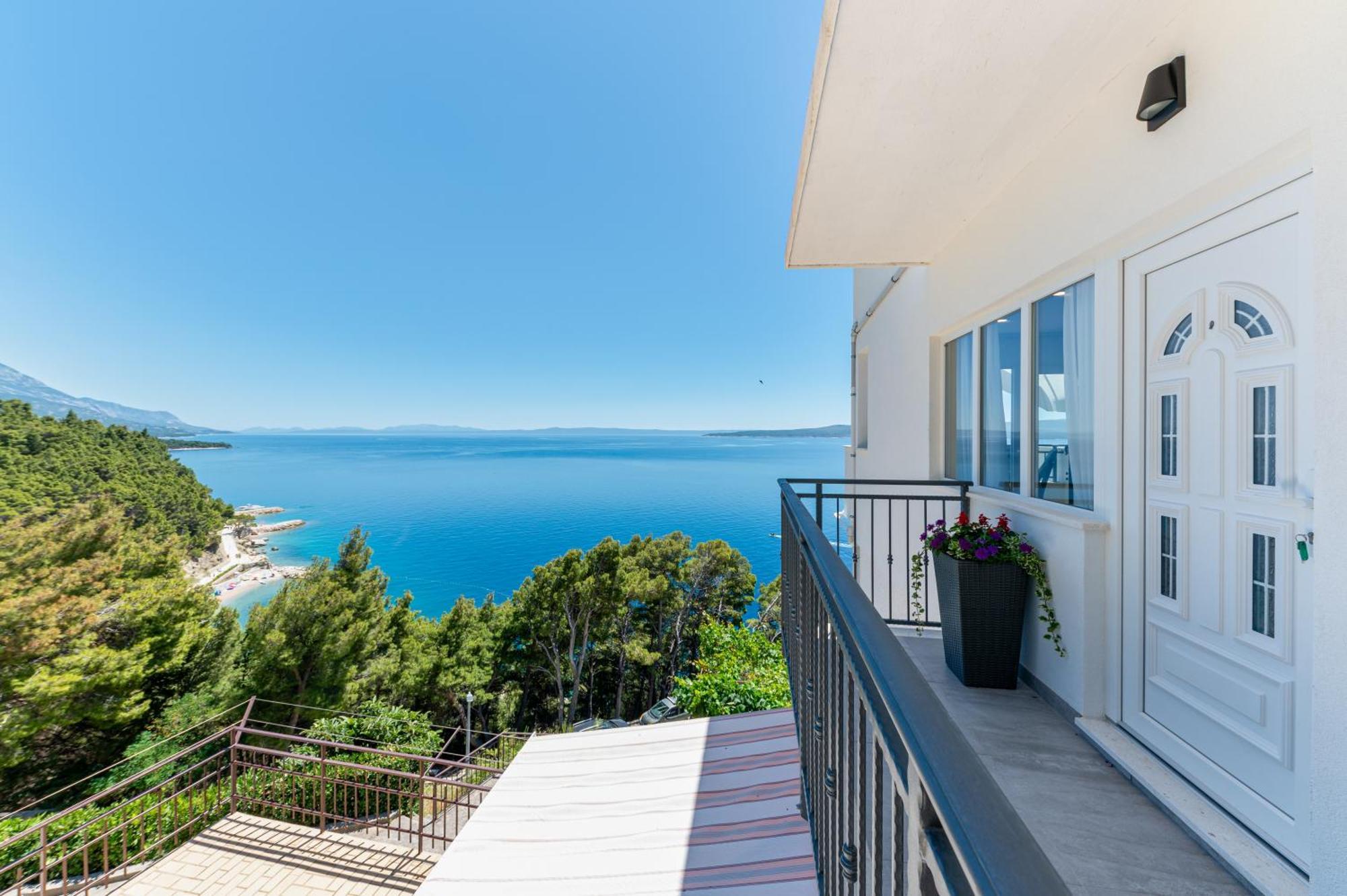 Seaview Apartments Nives Brela Cameră foto
