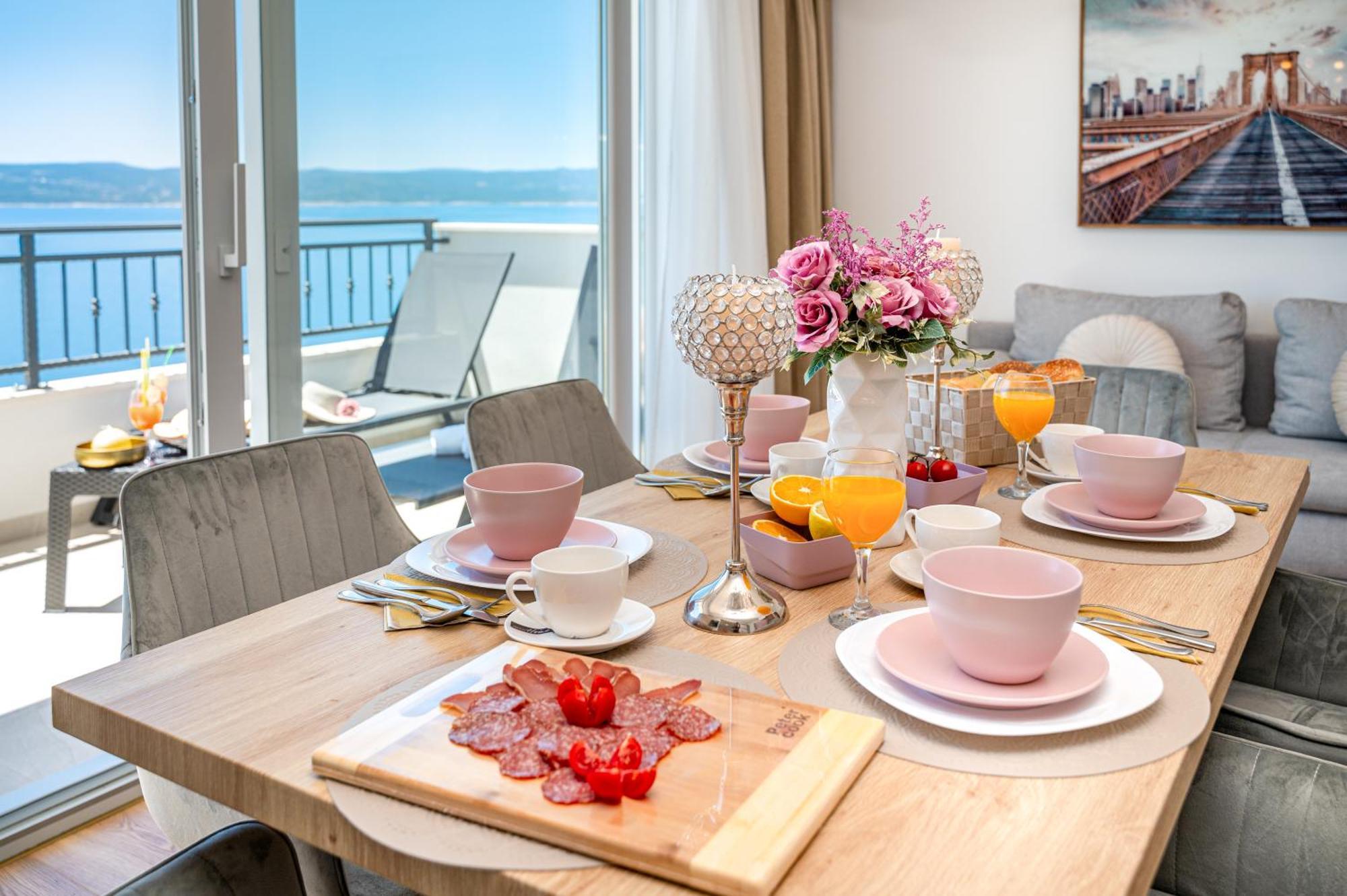 Seaview Apartments Nives Brela Cameră foto